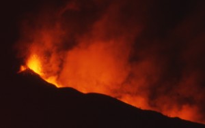 ETNA eruption de nuit