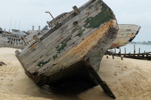 cimetière de thoniers barque