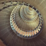 escalier phare des baleines