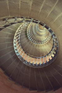 escalier phare des baleines