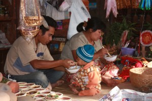 marché de KALAW en famille