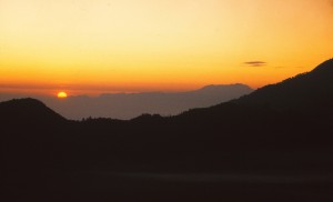 mont BROMO lever soleil