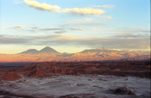 vallée de la lune coucher de soleil