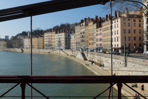 Quai de Saone passerelle Saint-Vincent