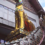 temple Chedi Louang dragon