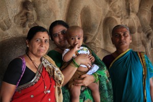 INDOUS au temple MAHABALIPURAM