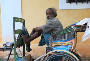 rick-shaw à PONDICHERY