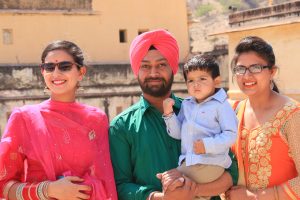 famille Sikh fort dAMBER