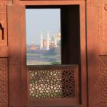 vue sur le Taj Mahal