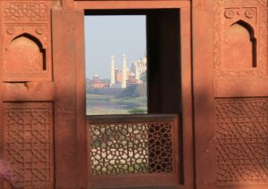 vue sur le Taj Mahal