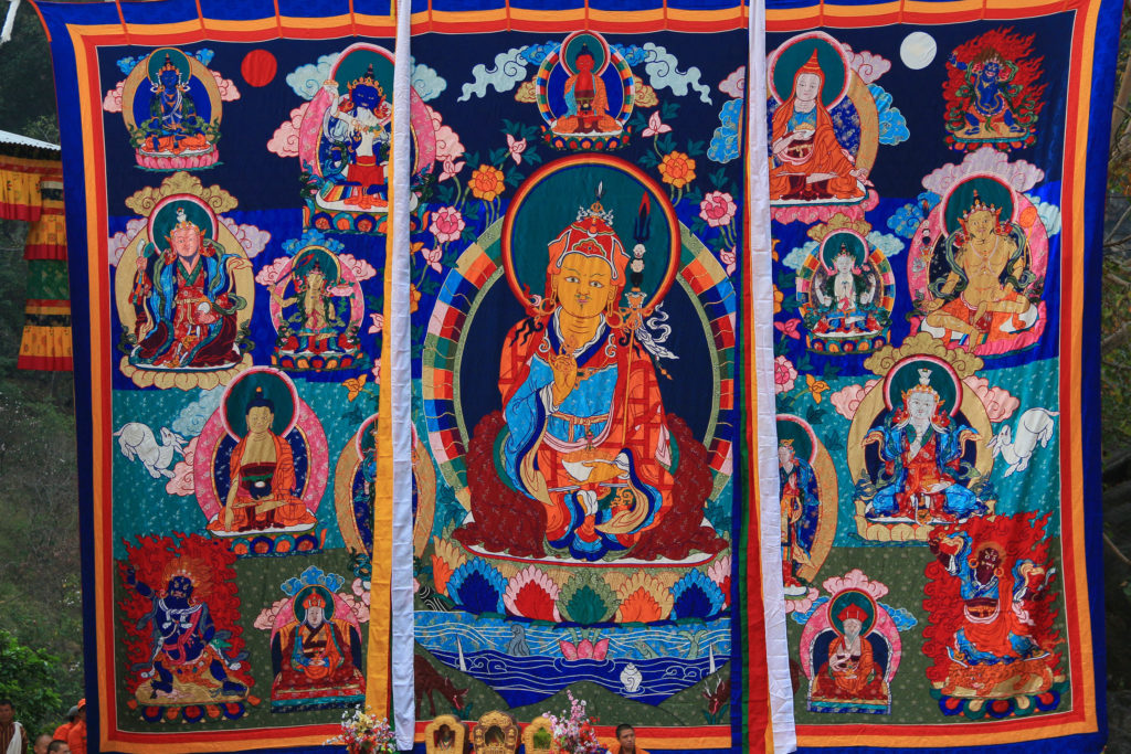 immense thangka de GOM KORA